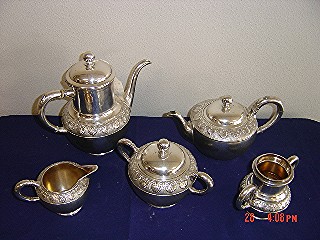 Tea set/tray Rogers Smith 5022