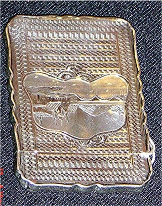 Silver card case