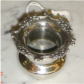 Silverplate toothpick holder Simpson Hall & Miller 0781