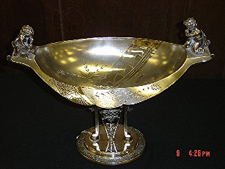 Silverplate centerpiece