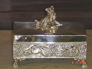 Silverplate humidor Tufts 3468
