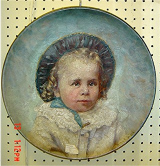 Victorian wall plaque