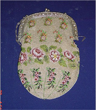 beaded purse circa 1880
