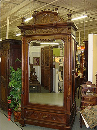 Single Rosewood armoire