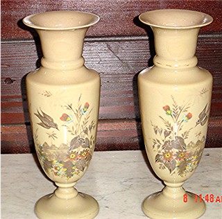 Pair of Fireglow vases
