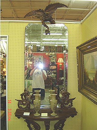 Griffin console/mirror