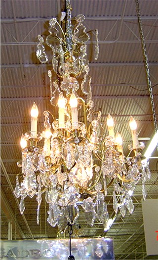 Large chandelier - crystal