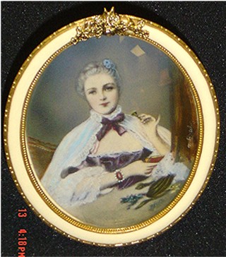 Ivory miniture