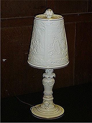 Lithophane lamp