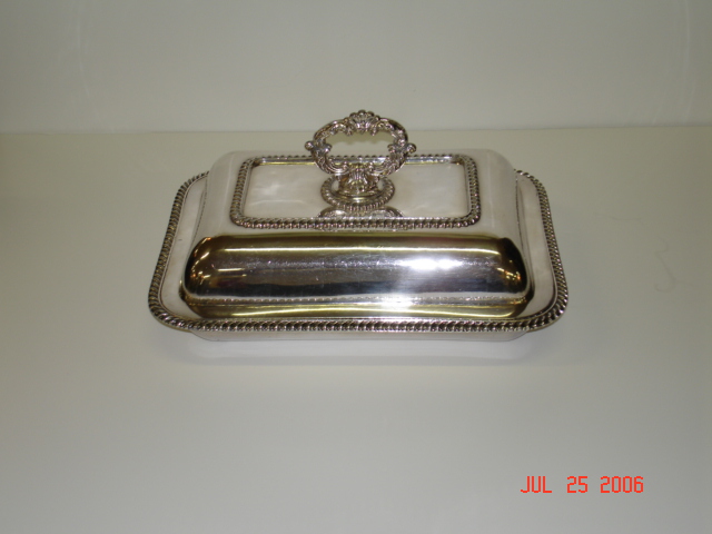 Silver Entree Dish