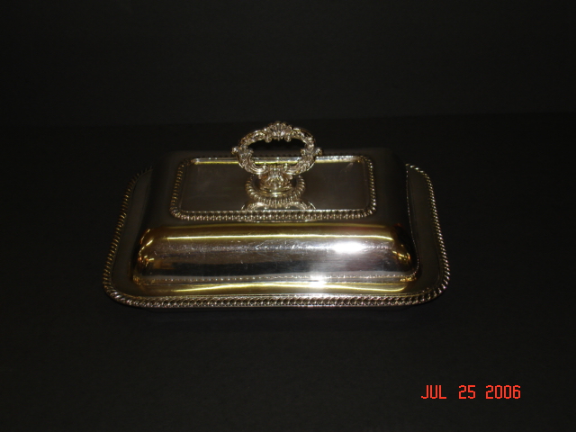Silver Entree Dish