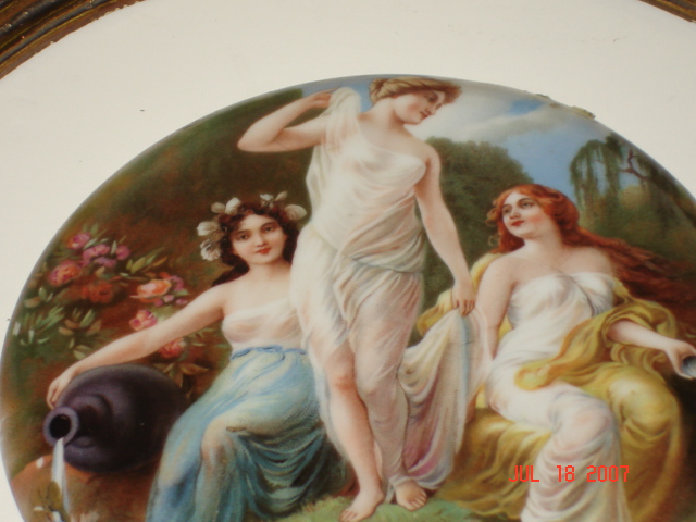 Porcelain plaque