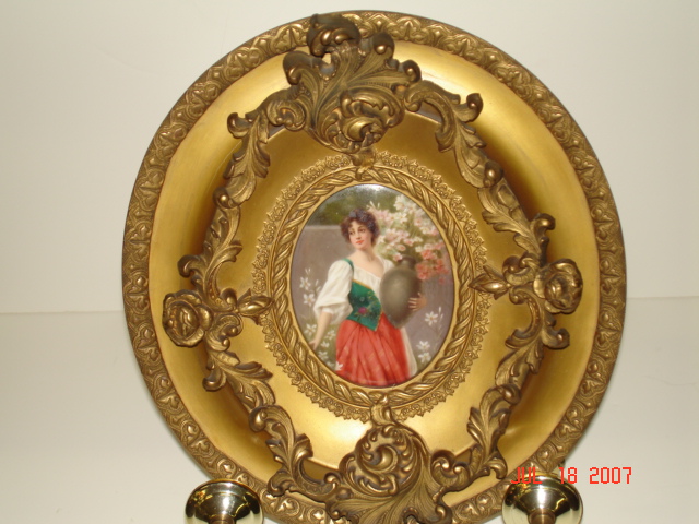 Porcelain plaque