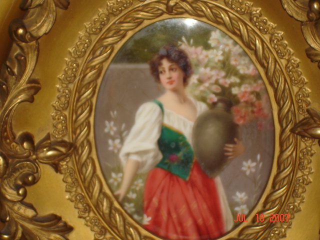Porcelain plaque