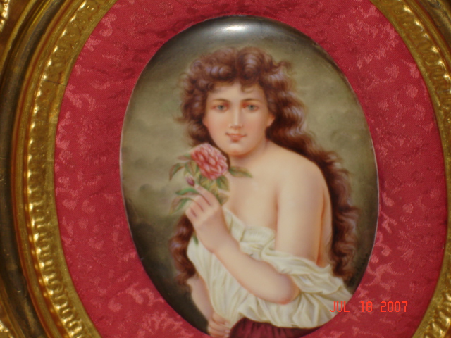 Porcelain plaque
