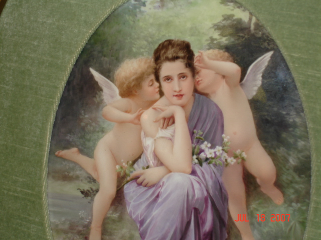 Porcelain plaque
