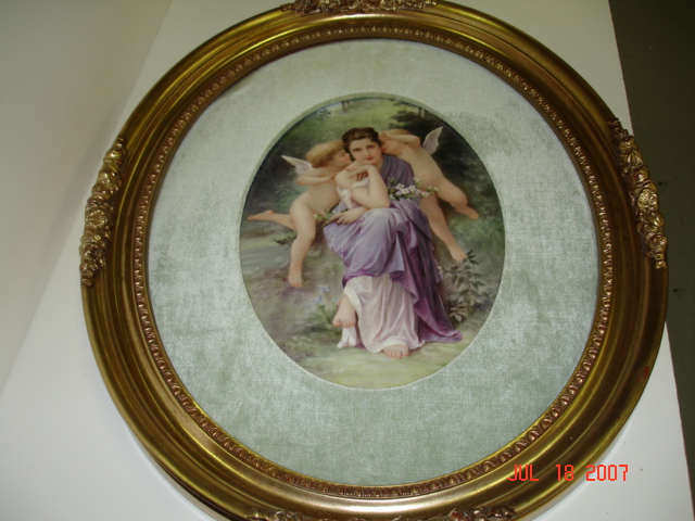Porcelain plaque