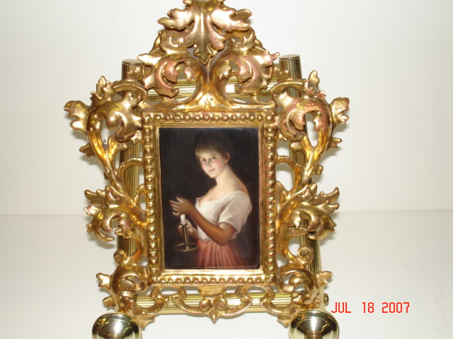 Porcelain plaque