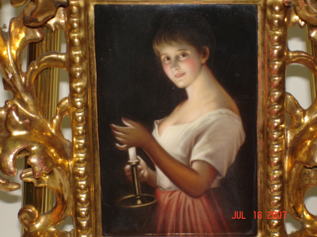 Porcelain plaque