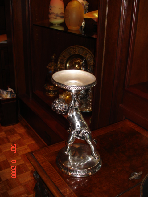 Silverplate stand