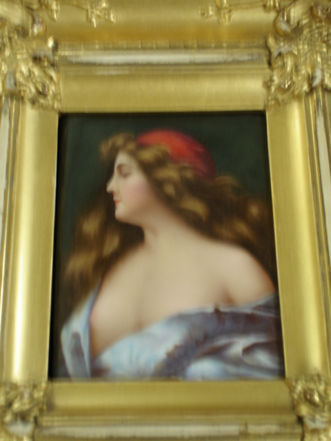 Porcelain plaque
