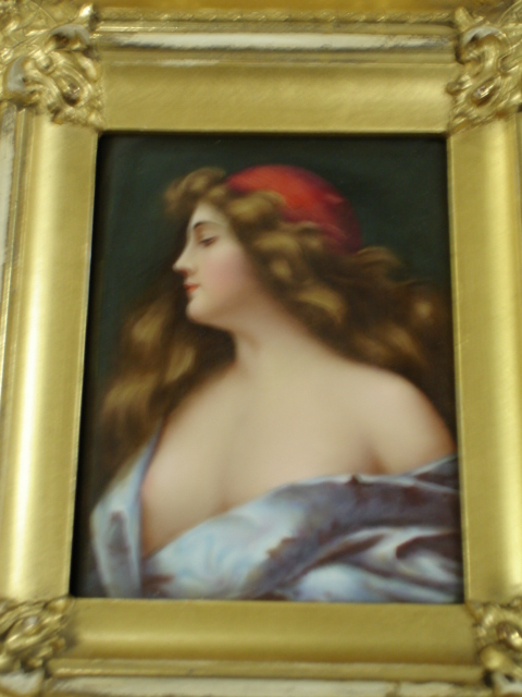 Porcelain plaque