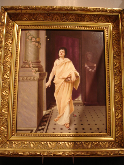 Porcelain plaque